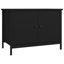 vidaXL Mueble de TV con puertas madera contrachapada 60x35x45 cm