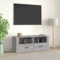 vidaXL Mueble de TV madera contrachapada gris Sonoma 100x35x40 cm vidaXL Mueble de TV madera contrachapada gris Sonoma 100x35x40 cm