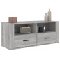 vidaXL Mueble de TV madera contrachapada gris Sonoma 100x35x40 cm vidaXL Mueble de TV madera contrachapada gris Sonoma 100x35x40 cm