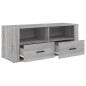 vidaXL Mueble de TV madera contrachapada gris Sonoma 100x35x40 cm vidaXL Mueble de TV madera contrachapada gris Sonoma 100x35x40 cm