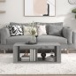 vidaXL Mesa de centro madera contrachapada gris Sonoma 100x50x36 cm vidaXL Mesa de centro madera contrachapada gris Sonoma 100x50x36 cm