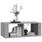 vidaXL Mesa de centro madera contrachapada gris Sonoma 100x50x36 cm vidaXL Mesa de centro madera contrachapada gris Sonoma 100x50x36 cm