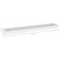 vidaXL Estantes de pared Loggia 2 uds blanco MDF 80x15x4 cm vidaXL Estantes de pared Loggia 2 uds blanco MDF 80x15x4 cm