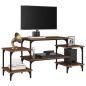 vidaXL Mueble para TV madera contrachapada roble marrón 117x35x52 cm vidaXL Mueble para TV madera contrachapada roble marrón 117x35x52 cm