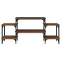 vidaXL Mueble para TV madera contrachapada roble marrón 117x35x52 cm vidaXL Mueble para TV madera contrachapada roble marrón 117x35x52 cm
