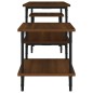 vidaXL Mueble para TV madera contrachapada roble marrón 117x35x52 cm vidaXL Mueble para TV madera contrachapada roble marrón 117x35x52 cm