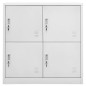 vidaXL Armario taquilla de acero gris claro 90x45x92,5 cm vidaXL Armario taquilla de acero gris claro 90x45x92,5 cm