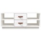 vidaXL Mesa de centro de madera maciza de pino blanco 100x50x41 cm vidaXL Mesa de centro de madera maciza de pino blanco 100x50x41 cm
