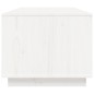 vidaXL Mesa de centro de madera maciza de pino blanco 100x50x41 cm vidaXL Mesa de centro de madera maciza de pino blanco 100x50x41 cm