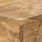 vidaXL Mesa de escritorio con cajones madera mango maciza 110x50x76 cm vidaXL Mesa de escritorio con cajones madera mango maciza 110x50x76 cm