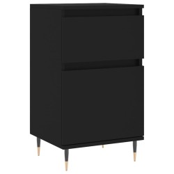 vidaXL Aparador madera de ingeniería negro 40x35x70 cm