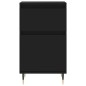 vidaXL Aparador madera de ingeniería negro 40x35x70 cm vidaXL Aparador madera de ingeniería negro 40x35x70 cm