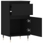 vidaXL Aparador madera de ingeniería negro 40x35x70 cm vidaXL Aparador madera de ingeniería negro 40x35x70 cm