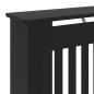 vidaXL Cubierta para radiador MDF negro 78 cm vidaXL Cubierta para radiador MDF negro 78 cm