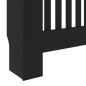 vidaXL Cubierta para radiador MDF negro 78 cm vidaXL Cubierta para radiador MDF negro 78 cm
