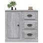 vidaXL Aparador de madera contrachapada gris Sonoma 70x35,5x67,5 cm vidaXL Aparador de madera contrachapada gris Sonoma 70x35,5x67,5 cm