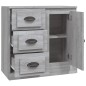 vidaXL Aparador de madera contrachapada gris Sonoma 70x35,5x67,5 cm vidaXL Aparador de madera contrachapada gris Sonoma 70x35,5x67,5 cm