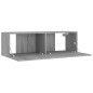 vidaXL Set de muebles para TV 4 pzas madera contrachapada gris Sonoma