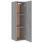 vidaXL Set de muebles para TV 4 pzas madera contrachapada gris Sonoma