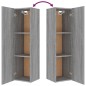 vidaXL Set de muebles para TV 4 pzas madera contrachapada gris Sonoma
