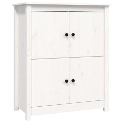 vidaXL Aparador de madera maciza de pino blanco 83x41,5x100 cm