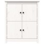 vidaXL Aparador de madera maciza de pino blanco 83x41,5x100 cm vidaXL Aparador de madera maciza de pino blanco 83x41,5x100 cm