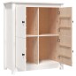 vidaXL Aparador de madera maciza de pino blanco 83x41,5x100 cm vidaXL Aparador de madera maciza de pino blanco 83x41,5x100 cm