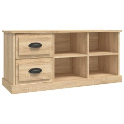 vidaXL Mueble de TV madera contrachapada roble Sonoma 102x35,5x47,5 cm
