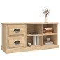 vidaXL Mueble de TV madera contrachapada roble Sonoma 102x35,5x47,5 cm vidaXL Mueble de TV madera contrachapada roble Sonoma 102x35,5x47,5 cm