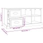 vidaXL Mueble de TV madera contrachapada roble Sonoma 102x35,5x47,5 cm vidaXL Mueble de TV madera contrachapada roble Sonoma 102x35,5x47,5 cm