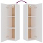 vidaXL Set de muebles para TV 4 piezas madera contrachapada blanco vidaXL Set de muebles para TV 4 piezas madera contrachapada blanco