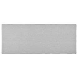 vidaXL Alfombra de pasillo gris claro 80x200 cm