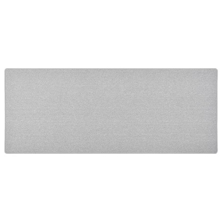 vidaXL Alfombra de pasillo gris claro 80x200 cm