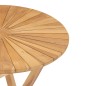 vidaXL Mesa de jardín plegable madera maciza de teca Ø 60 cm vidaXL Mesa de jardín plegable madera maciza de teca Ø 60 cm