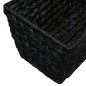 vidaXL Conjunto de jardineras 2 unidades jacinto de agua negro vidaXL Conjunto de jardineras 2 unidades jacinto de agua negro