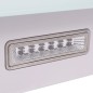 vidaXL Campana extractora con pantalla táctil blanco 900 mm vidaXL Campana extractora con pantalla táctil blanco 900 mm
