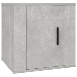 vidaXL Mueble para TV de pared gris hormigón 40x34,5x40 cm