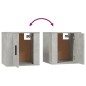 vidaXL Mueble para TV de pared gris hormigón 40x34,5x40 cm vidaXL Mueble para TV de pared gris hormigón 40x34,5x40 cm