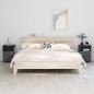 vidaXL Mesitas noche 2 uds HAMAR pino macizo gris oscuro 40x35x62 cm vidaXL Mesitas noche 2 uds HAMAR pino macizo gris oscuro 40x35x62 cm