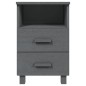 vidaXL Mesitas noche 2 uds HAMAR pino macizo gris oscuro 40x35x62 cm vidaXL Mesitas noche 2 uds HAMAR pino macizo gris oscuro 40x35x62 cm