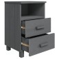 vidaXL Mesitas noche 2 uds HAMAR pino macizo gris oscuro 40x35x62 cm vidaXL Mesitas noche 2 uds HAMAR pino macizo gris oscuro 40x35x62 cm