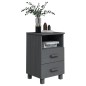 vidaXL Mesitas noche 2 uds HAMAR pino macizo gris oscuro 40x35x62 cm vidaXL Mesitas noche 2 uds HAMAR pino macizo gris oscuro 40x35x62 cm