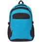 vidaXL Mochila de colegio 40 L negra y azul vidaXL Mochila de colegio 40 L negra y azul
