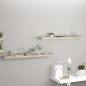 vidaXL Estantes flotantes pared 2 uds color roble MDF 120x23,5x3,8cm vidaXL Estantes flotantes pared 2 uds color roble MDF 120x23,5x3,8cm