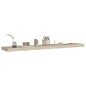 vidaXL Estantes flotantes pared 2 uds color roble MDF 120x23,5x3,8cm vidaXL Estantes flotantes pared 2 uds color roble MDF 120x23,5x3,8cm
