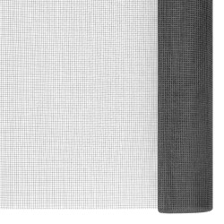 vidaXL Malla mosquitera de fibra de vidrio negra 100x2000 cm