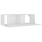vidaXL Set de muebles para TV 8 piezas madera contrachapada blanco