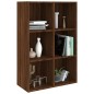 vidaXL Estantería/Aparador contrachapada marrón roble 66x30x98 cm vidaXL Estantería/Aparador contrachapada marrón roble 66x30x98 cm