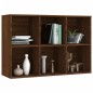 vidaXL Estantería/Aparador contrachapada marrón roble 66x30x98 cm vidaXL Estantería/Aparador contrachapada marrón roble 66x30x98 cm