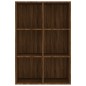 vidaXL Estantería/Aparador contrachapada marrón roble 66x30x98 cm vidaXL Estantería/Aparador contrachapada marrón roble 66x30x98 cm